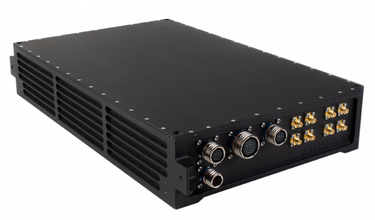 Tualcom Compact ESM/ELINT Receiver receives radar signals across 2 GHz to 18 GHz spectrum and instantly generates Pulse Description Words including Frequency.