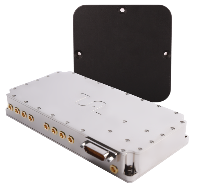 TUALAJ 8300 ANTI-JAM digital antenna control unit can be provided with its various type of 8 element CRPA antenna.