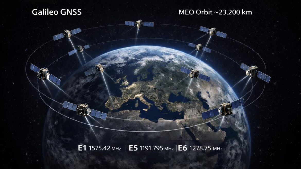 Galileo where the former is primarily responsible for the control of the satellites and the latter is mostly responsible for providing the navigation data.