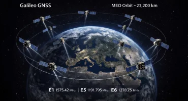 Galileo where the former is primarily responsible for the control of the satellites and the latter is mostly responsible for providing the navigation data.